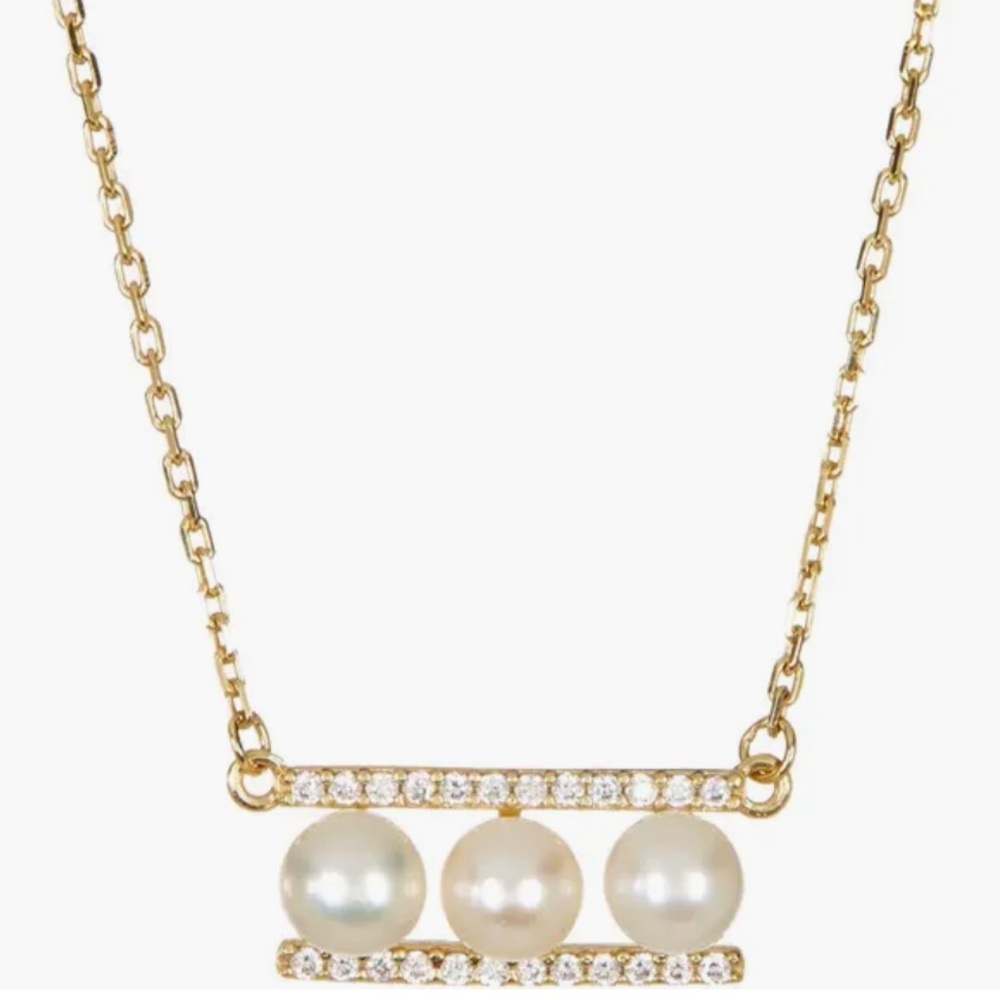 Freshwater Pearl Swarovski Necklace. New! - Picture 7 of 8
